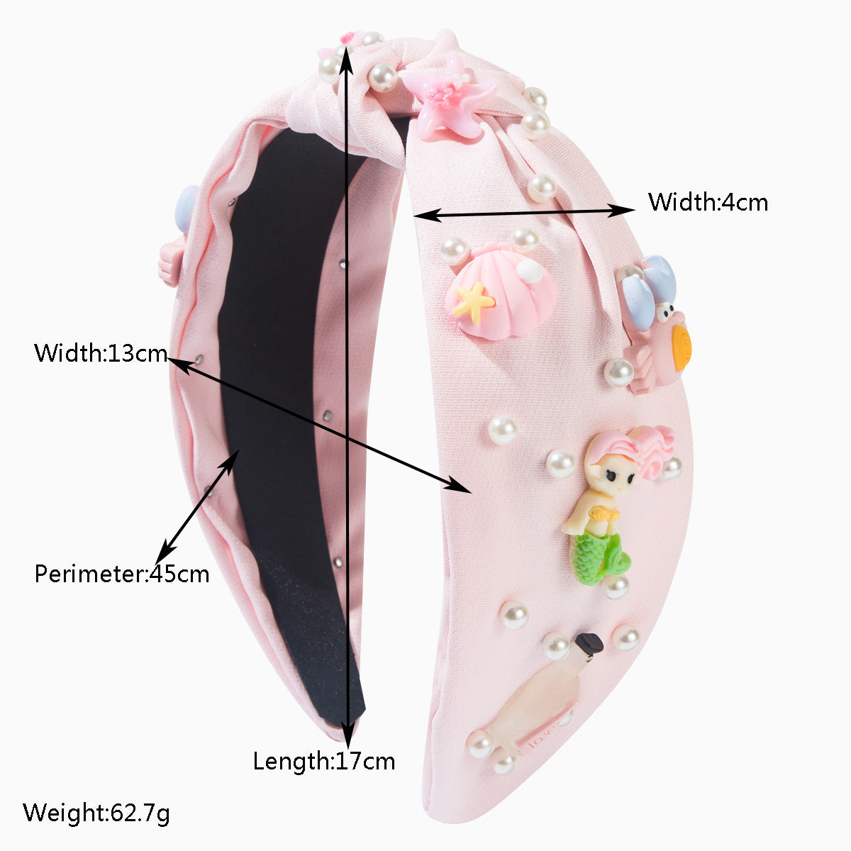 (Pre Order)Summer Stylish Sea Side Pearl Knotted Headband