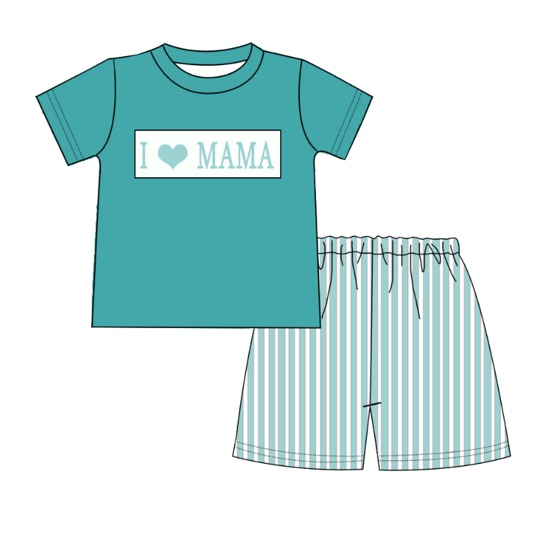 (Pre Order)Sibling Spring and Summer Embroidery Smocked Dress,Romper&Shorts Set