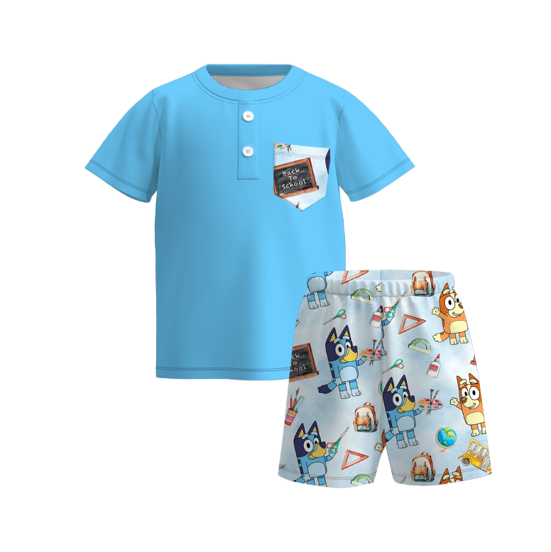 (Pre Order)Siblings Summer Back To School Print Set