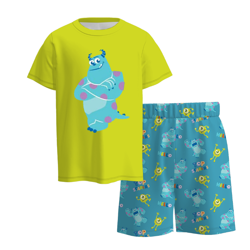 (Pre Order)Family Spring and Summer Cartoon Print Set&Top