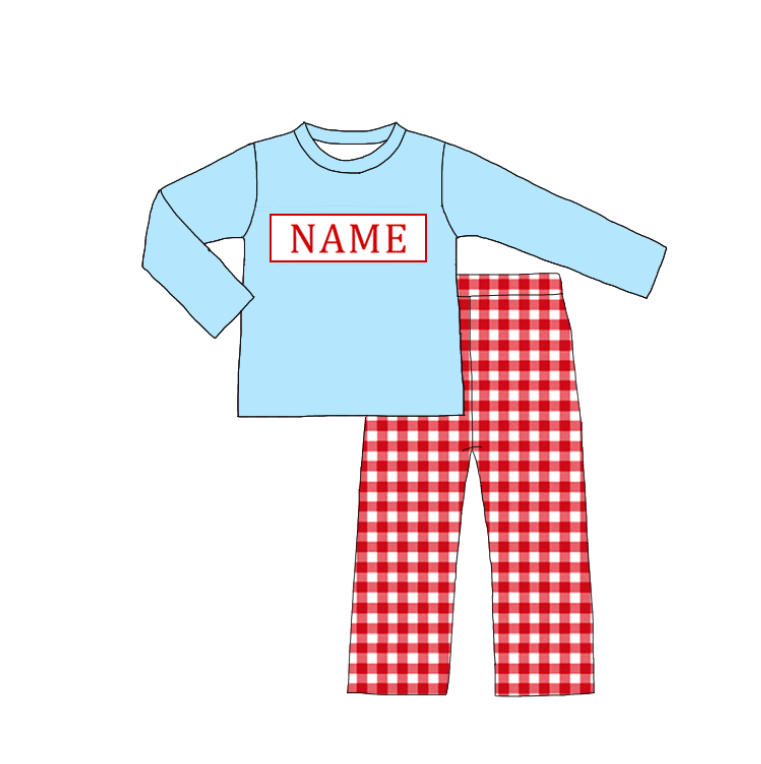 (Pre Order)Siblings Valentine's Day Embroidery Smocked Dress,Set&Romper