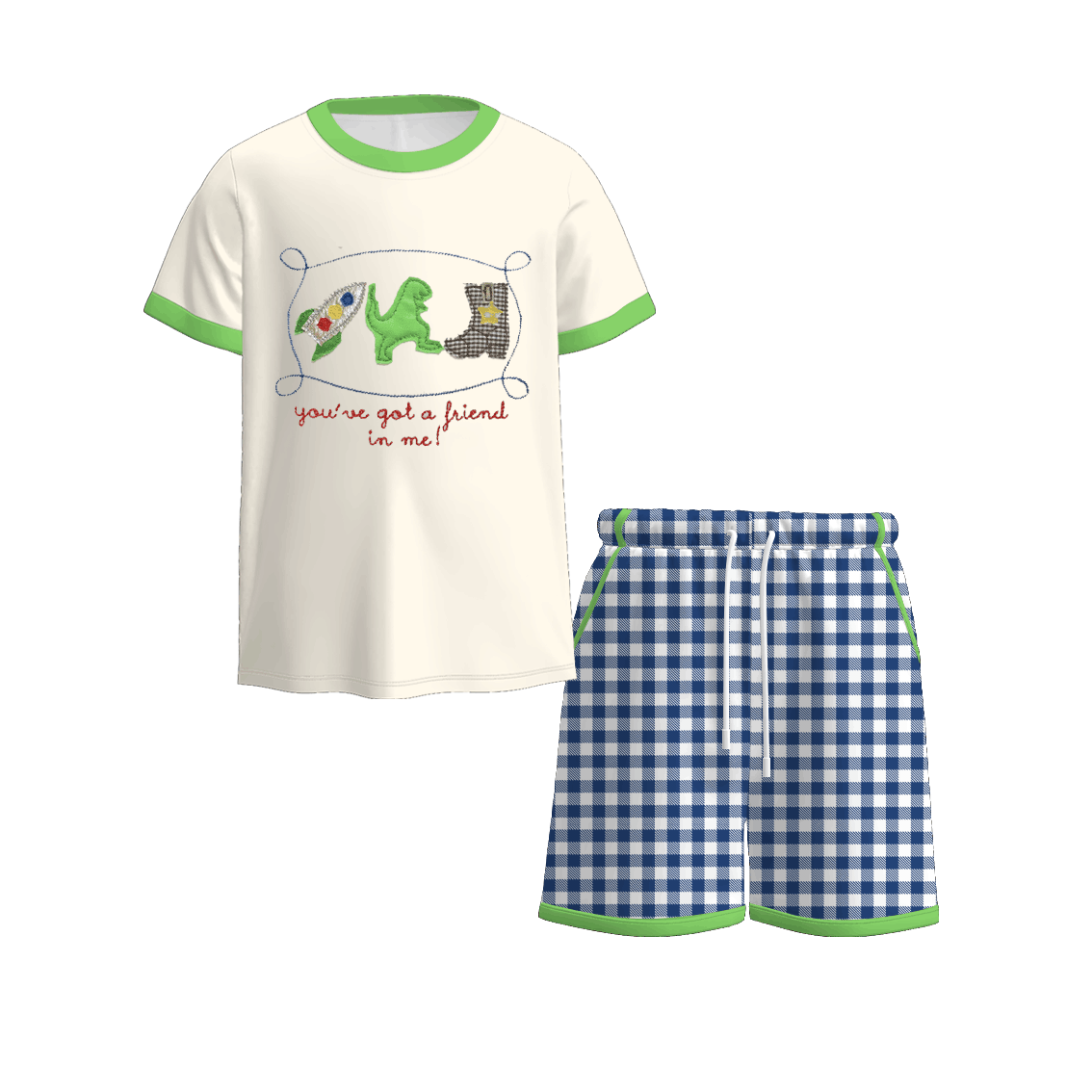(Pre Order)Boys Spring&Summer Applique Outfit Set&Romper