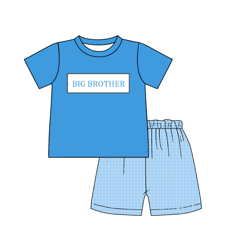 (Pre Order)Siblings Spring&Summer Embroidery Smocked Dress,Set&Romper