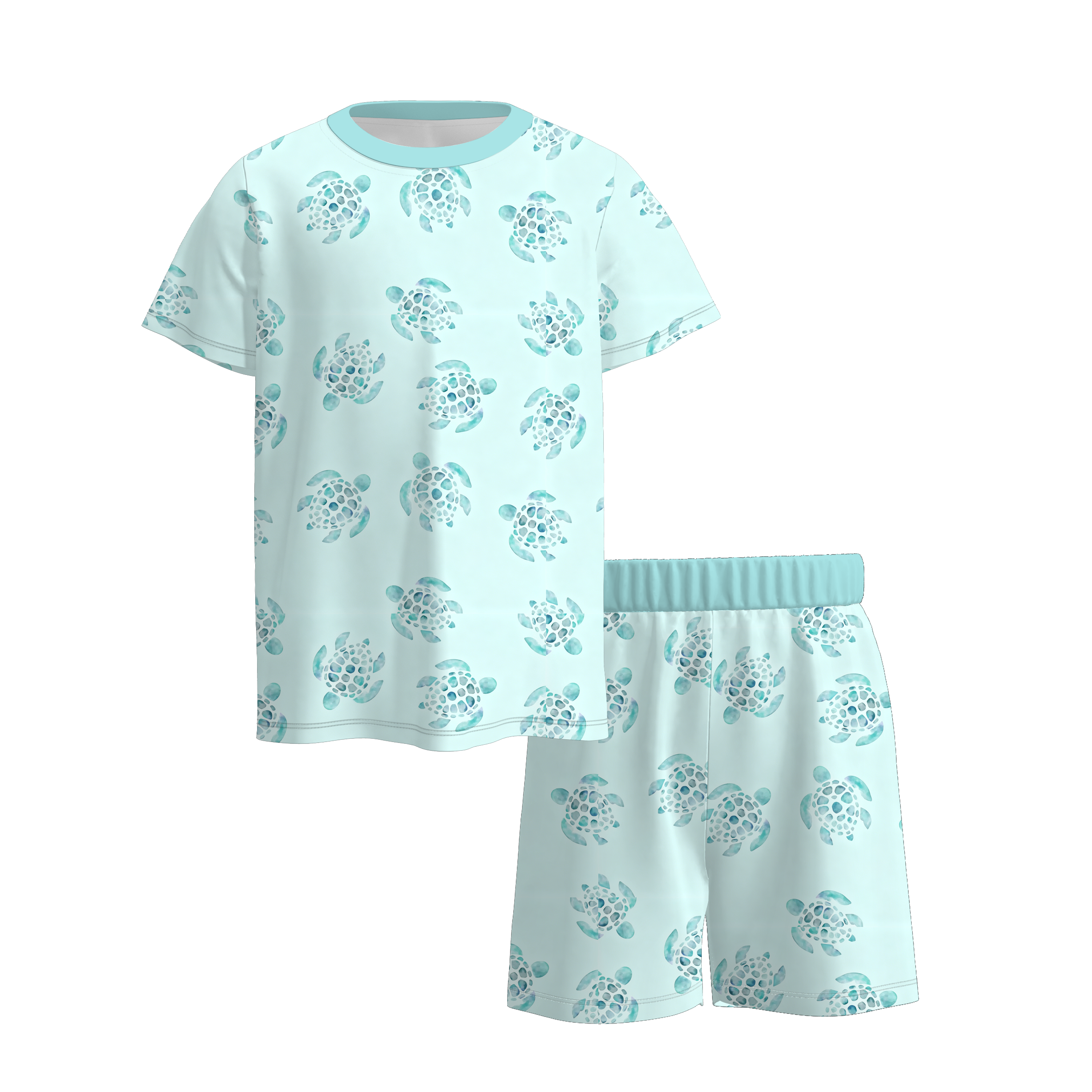 (Pre Order+Prepack Zone)Boys Summer Print Shorts Set&Four-way Stretch Shirt(Mix Size)