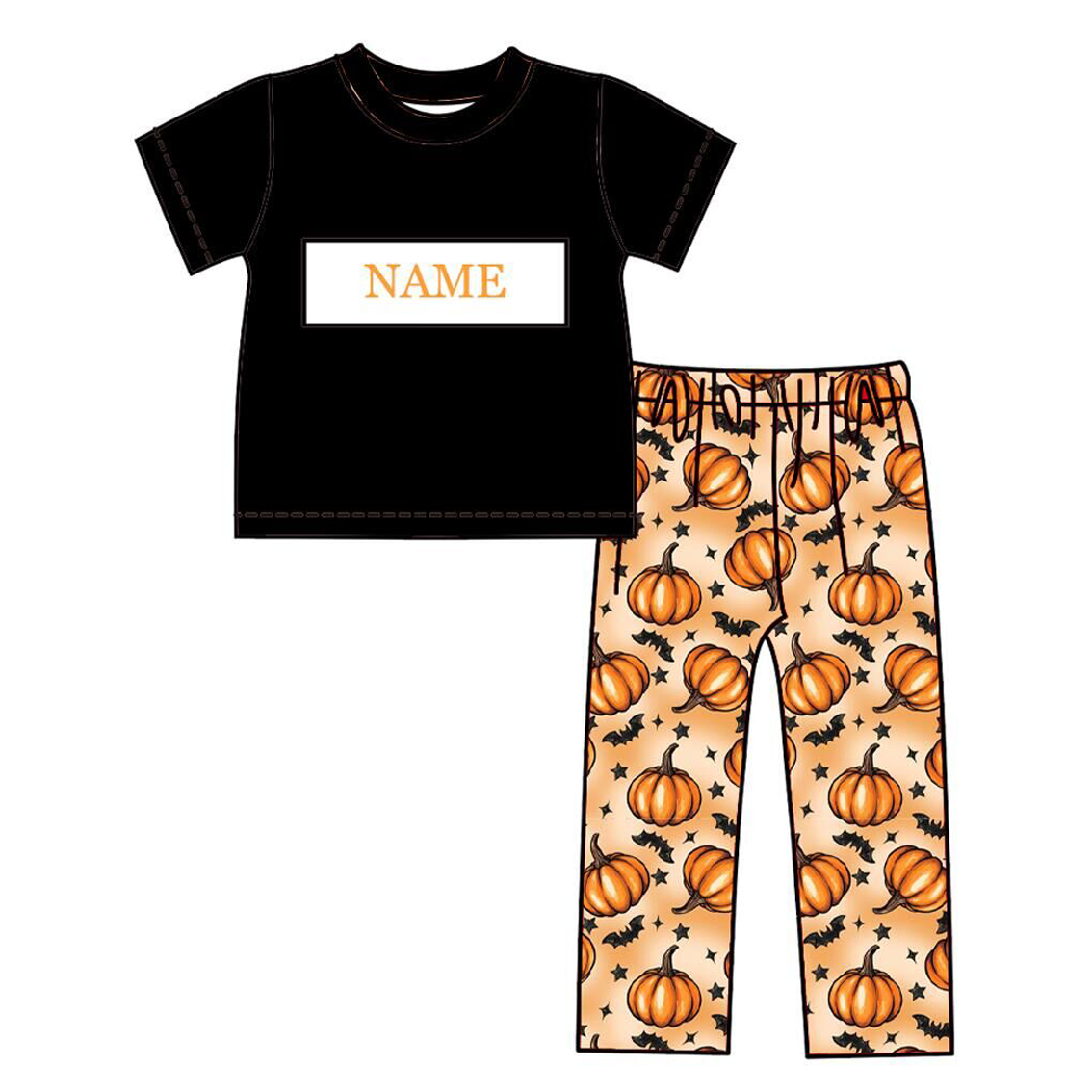 (Weekly Pre-Order)Siblings Pumpkin Embroidery Smocked Dress,Set&Romper(Ends 8.23)