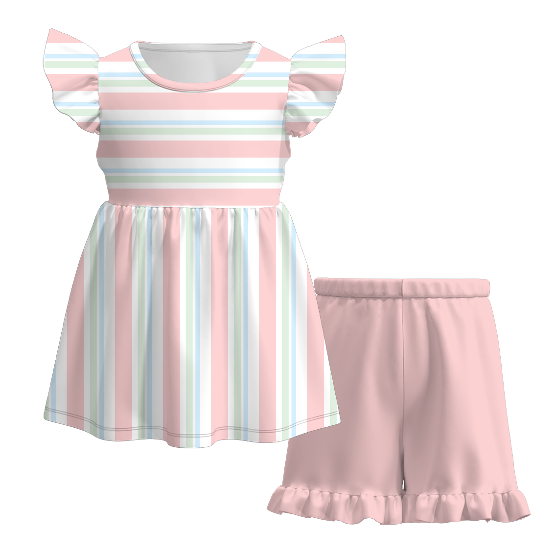 (Pre Order)Exclusive 2024 Summer Girls' Shorts Set