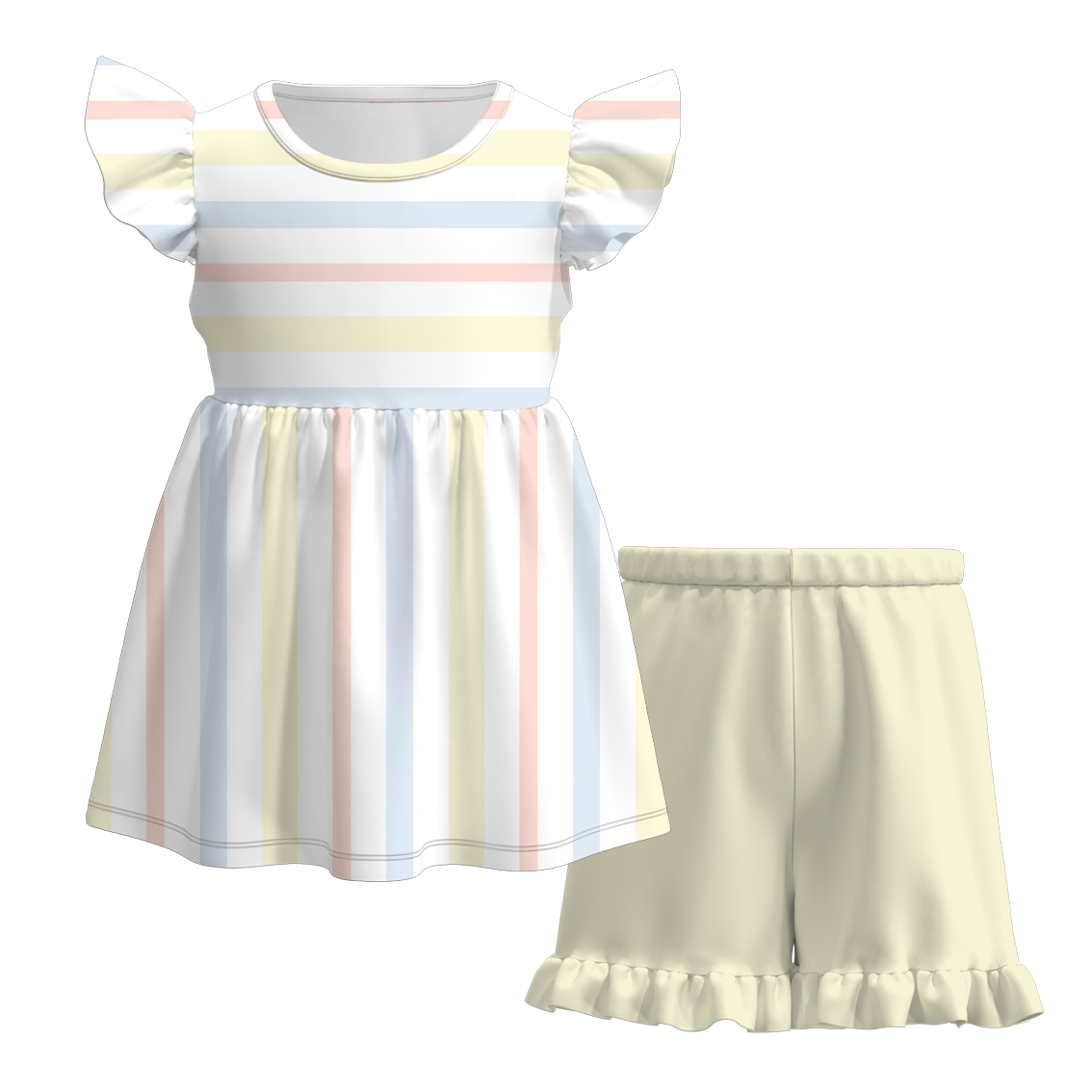 (Pre Order)Exclusive 2024 Summer Girls' Shorts Set