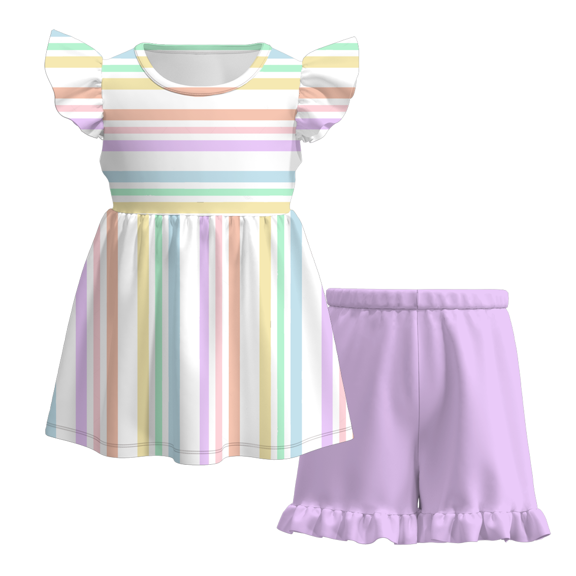 (Pre Order)Exclusive 2024 Summer Girls' Shorts Set