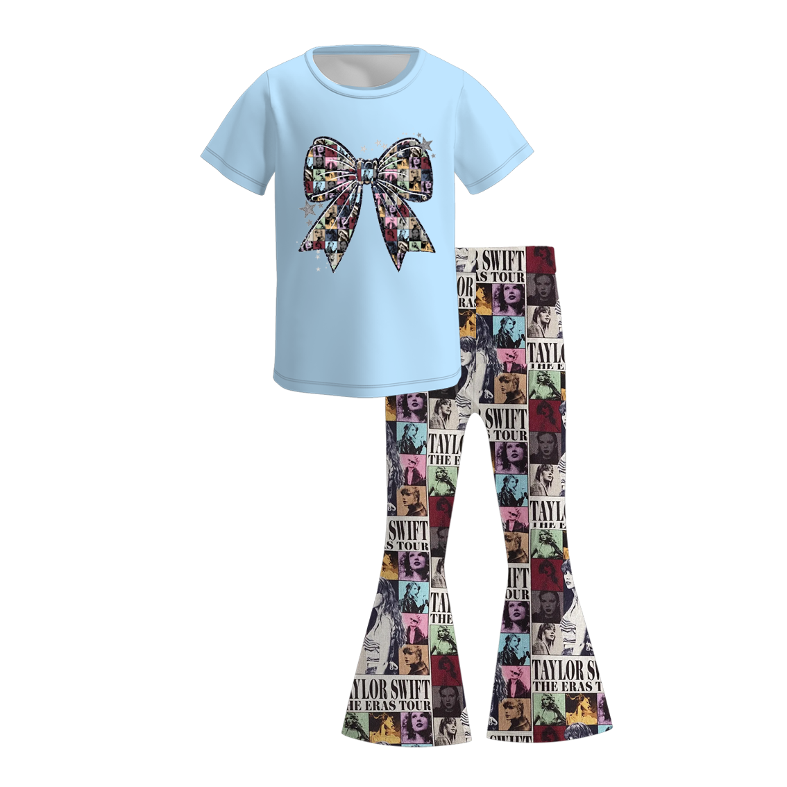 (Pre Order)Girls TS Print Outfit Set