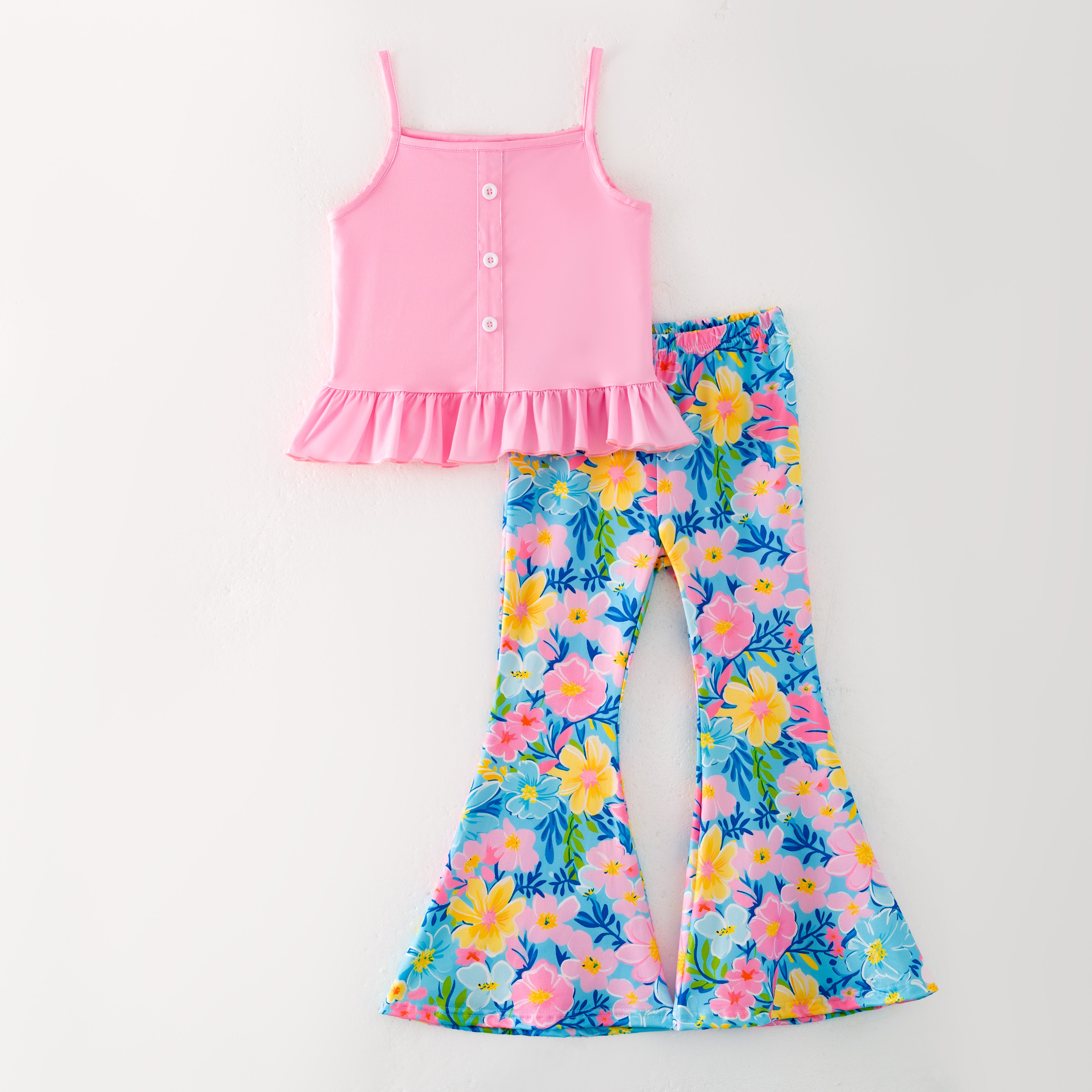 (Pre Order)Mommy and Me Spring&Summer Sunflower Print Dress,Set