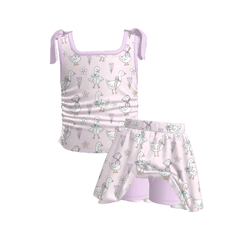(Pre Order)Sisters Spring and Summer Princess Print Dress,Jumpsuit&Set