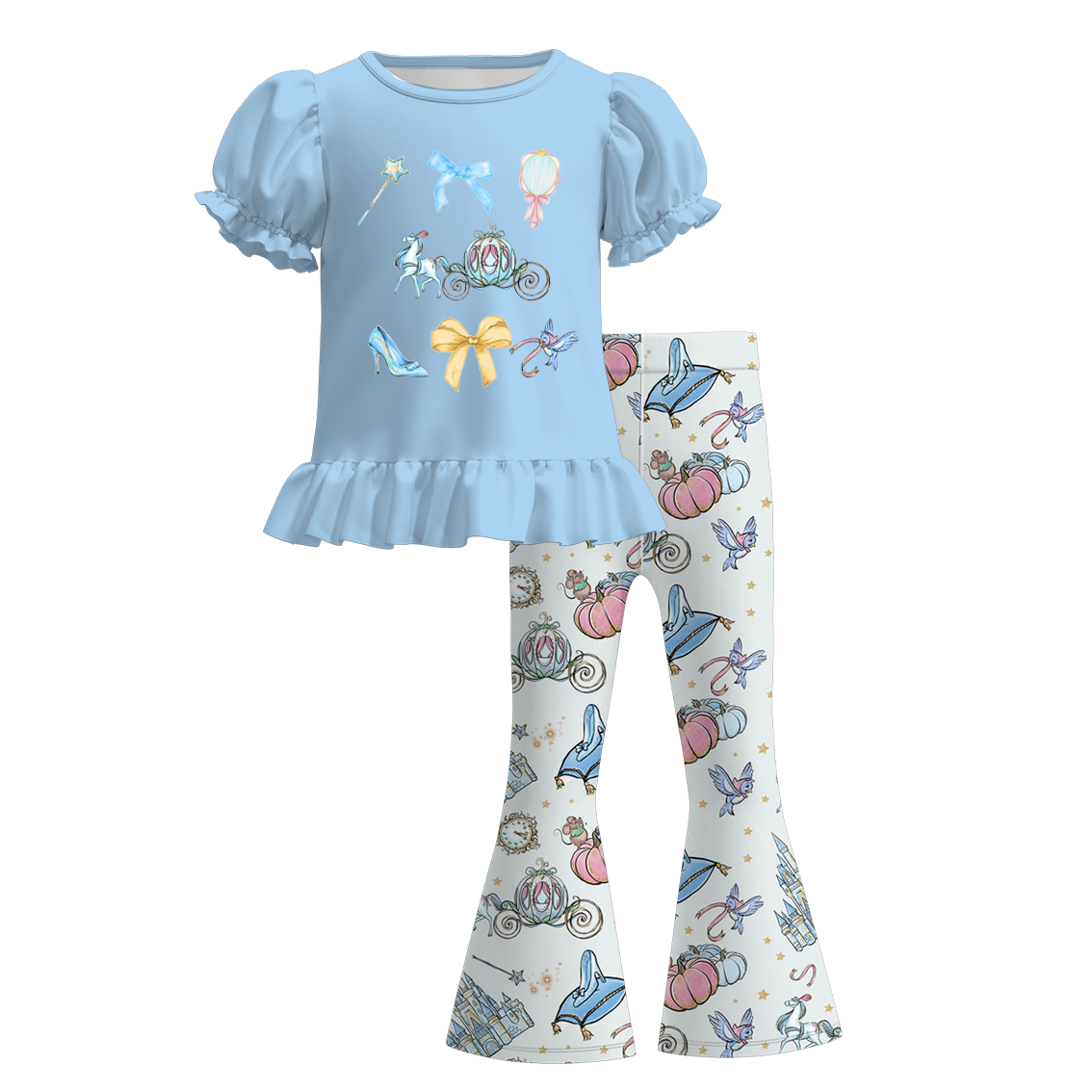 (Pre Order)Family Halloween Princess Print Dress,Set&Pajamas