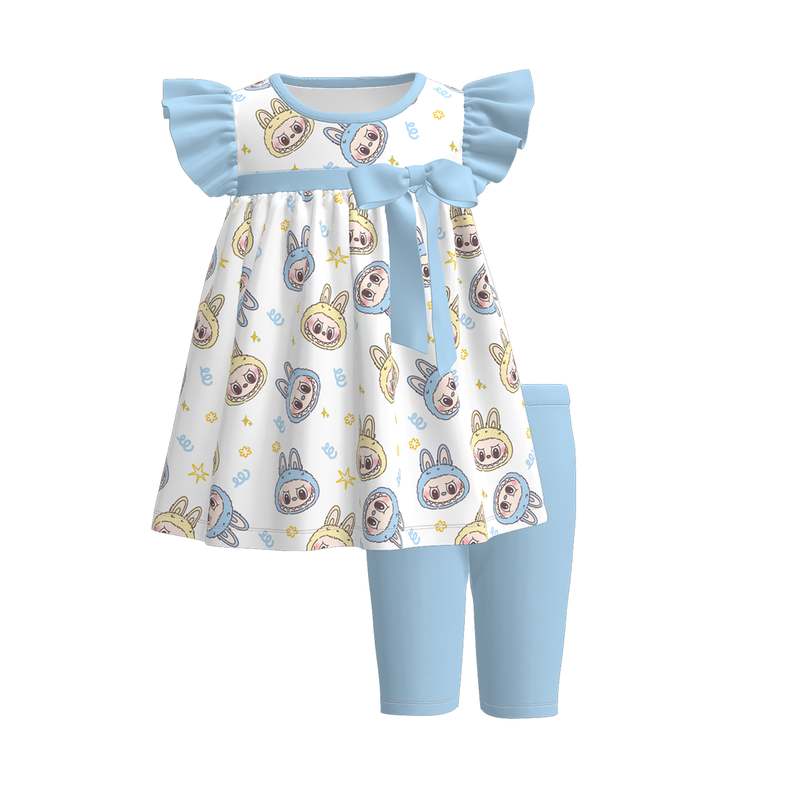 (Pre Order)Family Spring&Summer Print Dress,Set,Pajamas&Romper