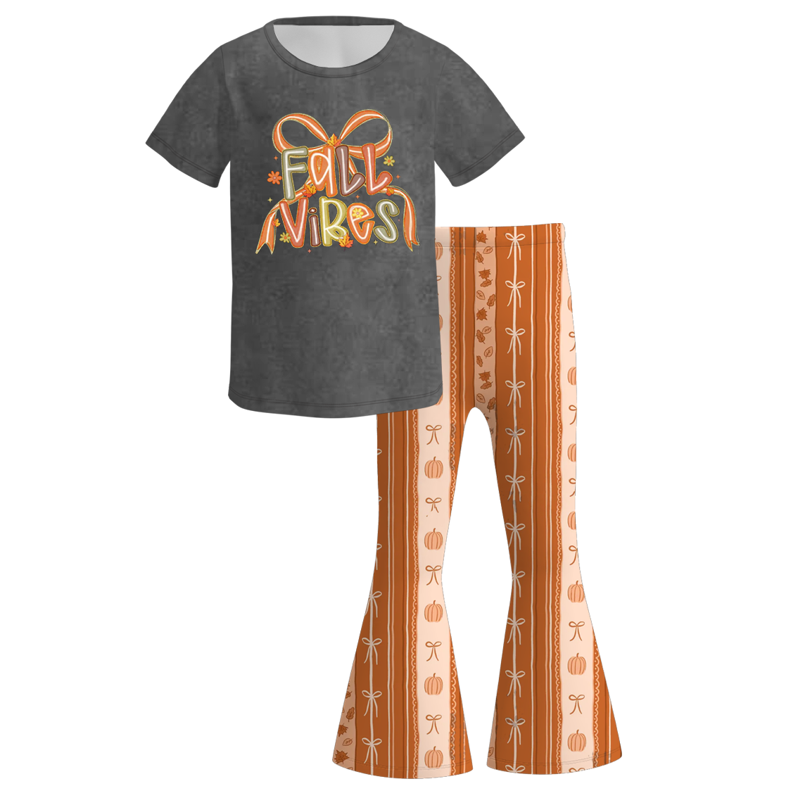 (Pre Order)Family Fall Vibes Print Dress,Set&Top