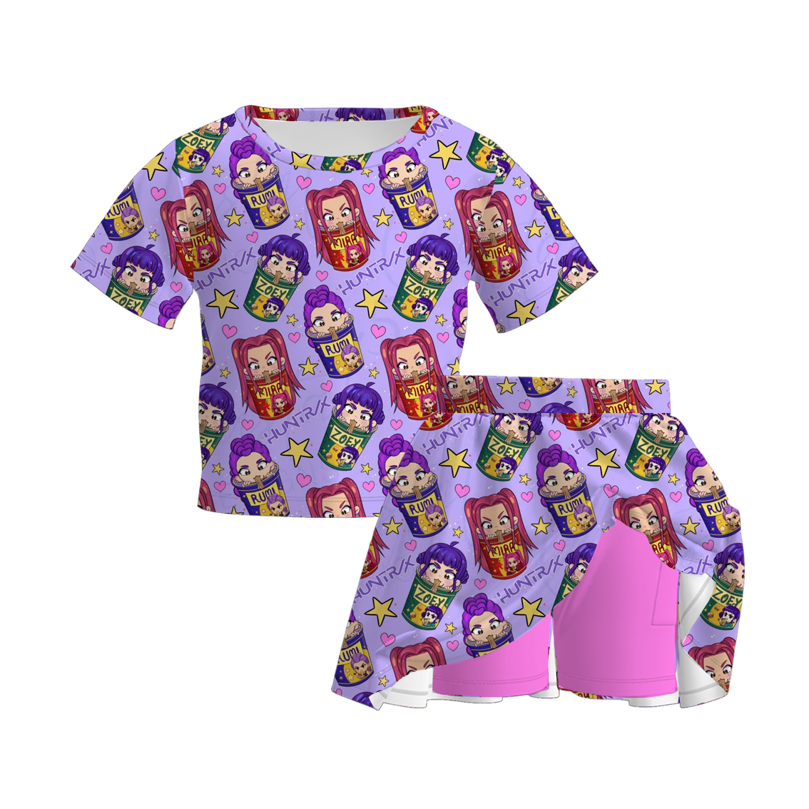 (Pre Order)Girls Movie Character Print Dress,Set&Top