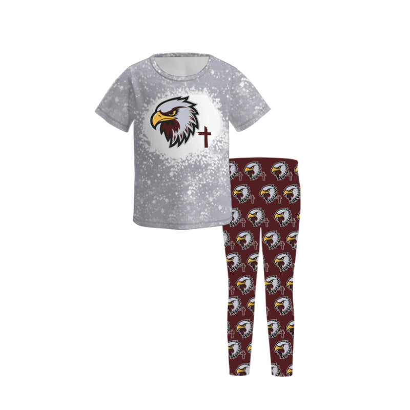 (Pre Order)Family Football Team Print Outfit Set&Romper