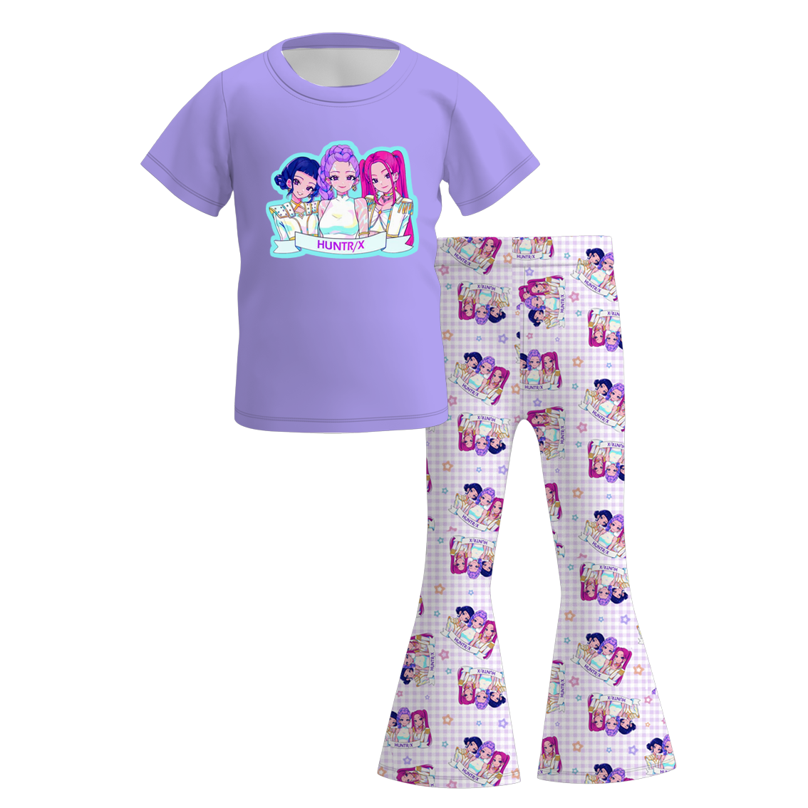 (Pre Order)Girls Movie Character Print Outfit Set