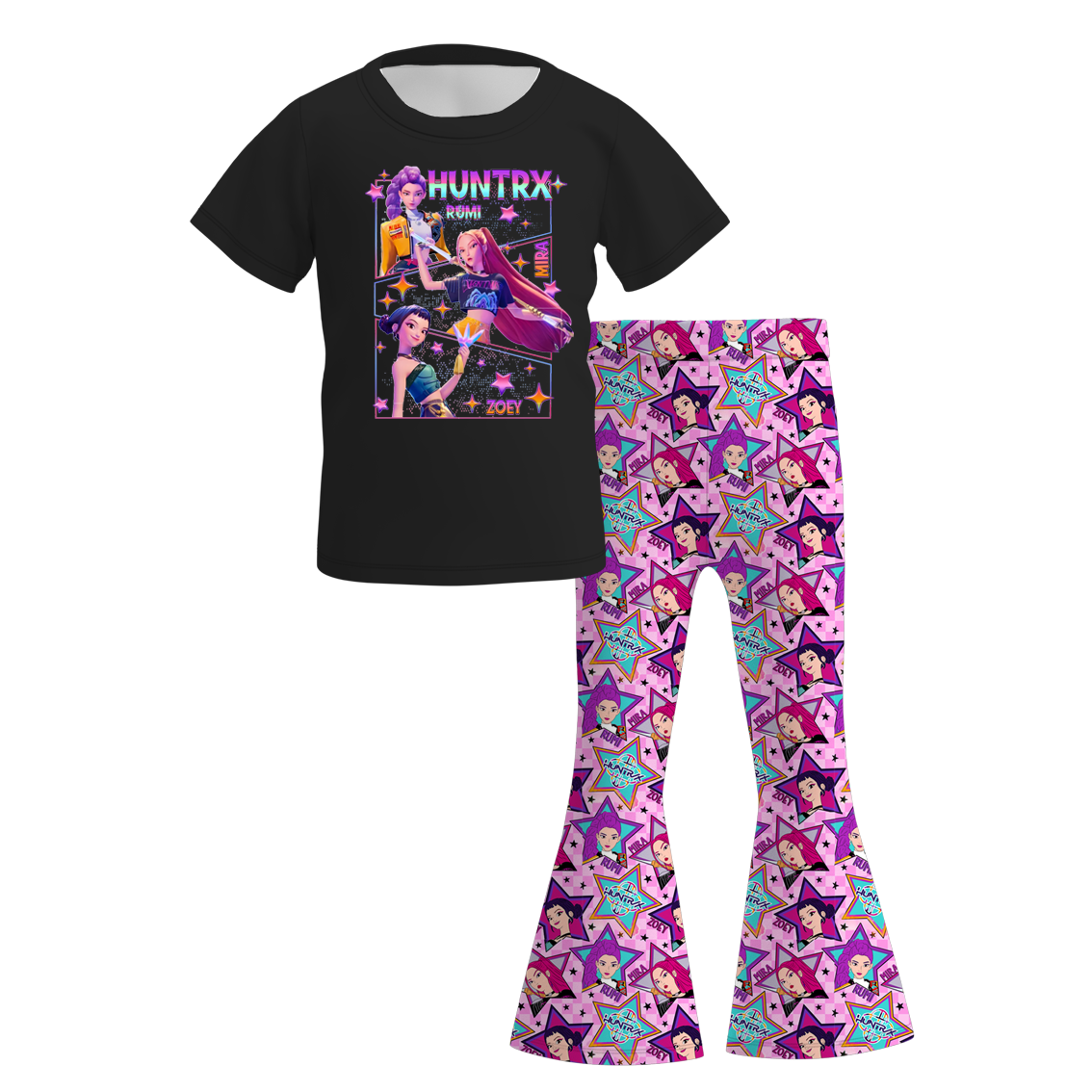 (Pre Order)Girls Movie Character Print Outfit Set
