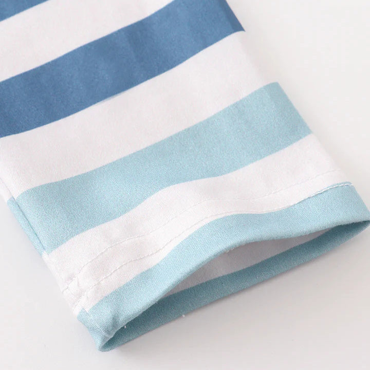 (In Stock E2-4-2 L22-3-1 L31-4-3)Mommy and Me Fall Stripe Dress