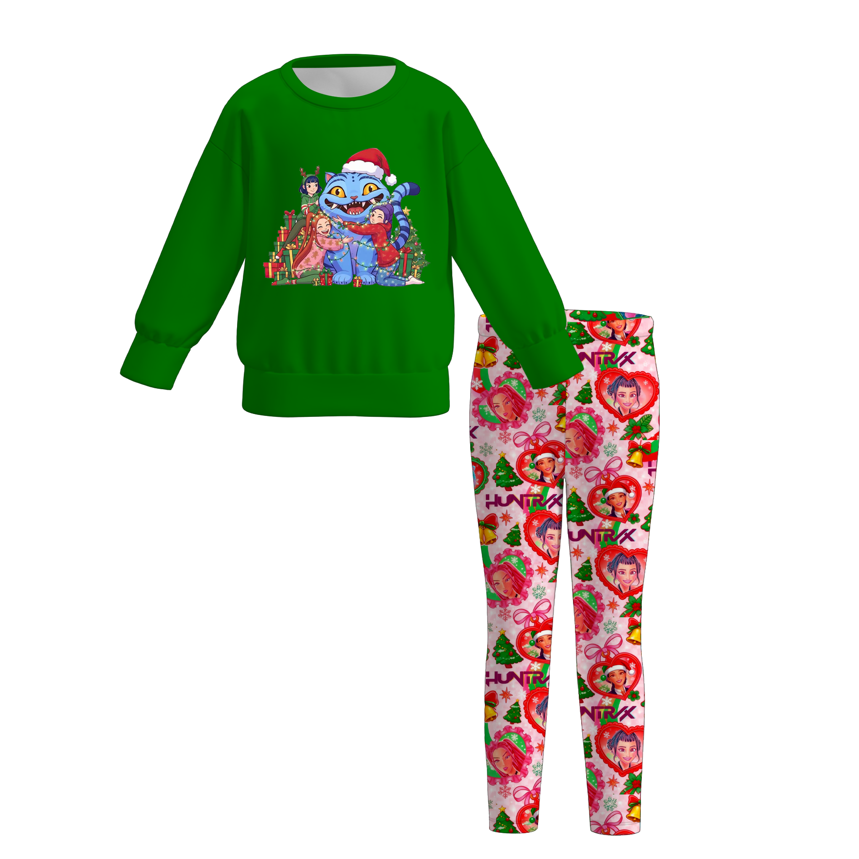 (Pre Order)Girls Movie Character Print Outfit Set