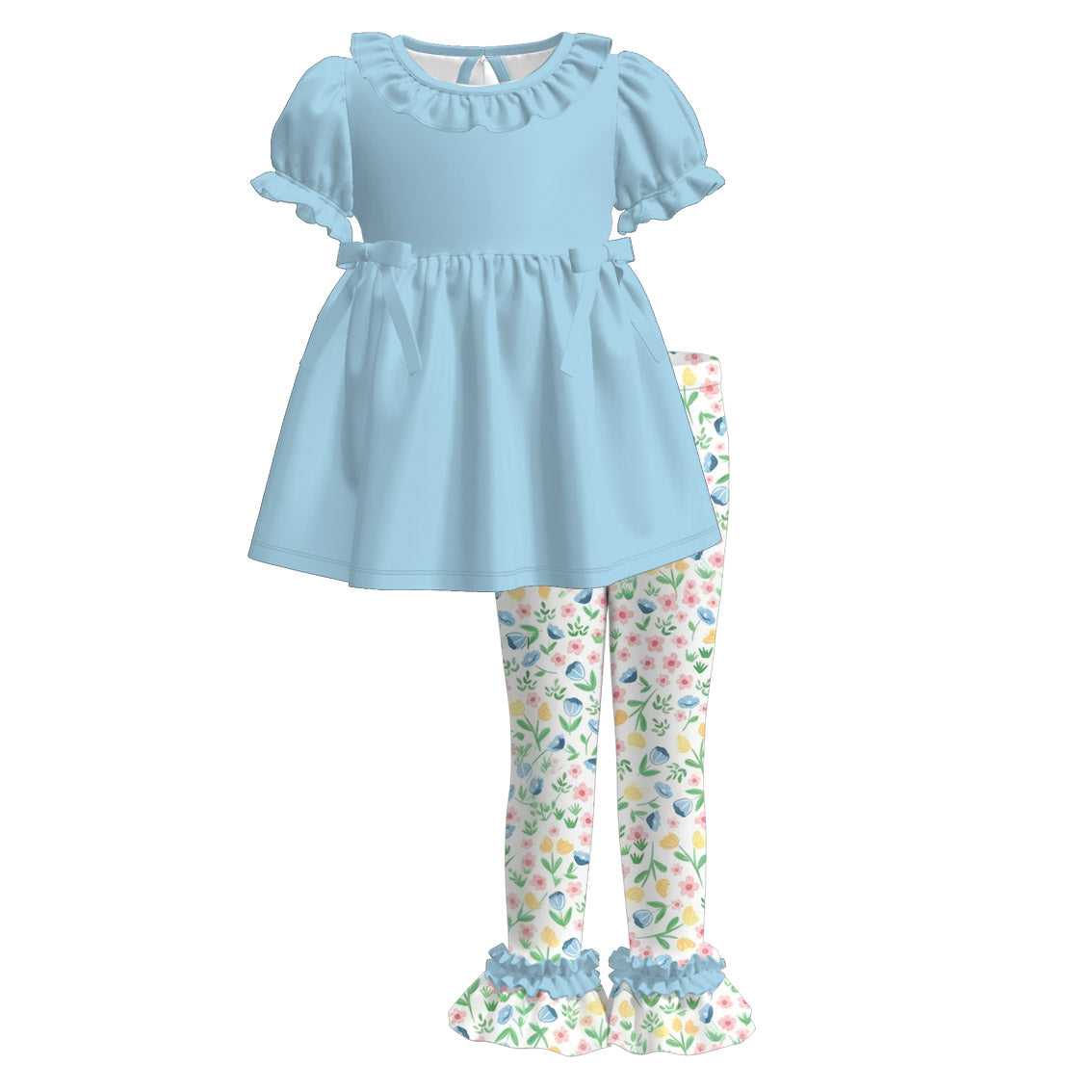 (Pre Order)Sisters Spring Floral Print Dress,Set&Romper