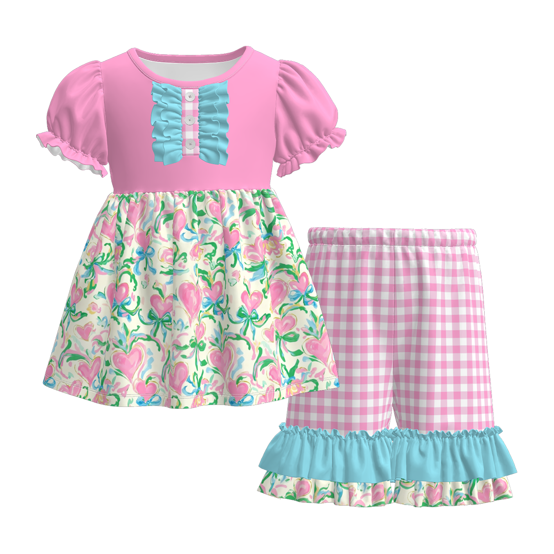 (Pre Order)Sisters Spring&Summer Floral Print Dress&Set