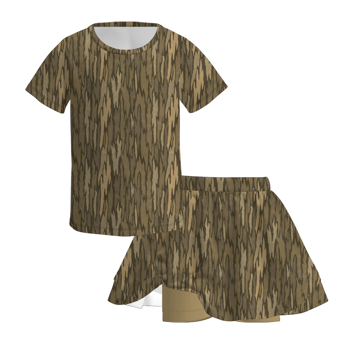 (Pre Order)Family Father's Day Camouflage Print Dress,Set,Top&Romper