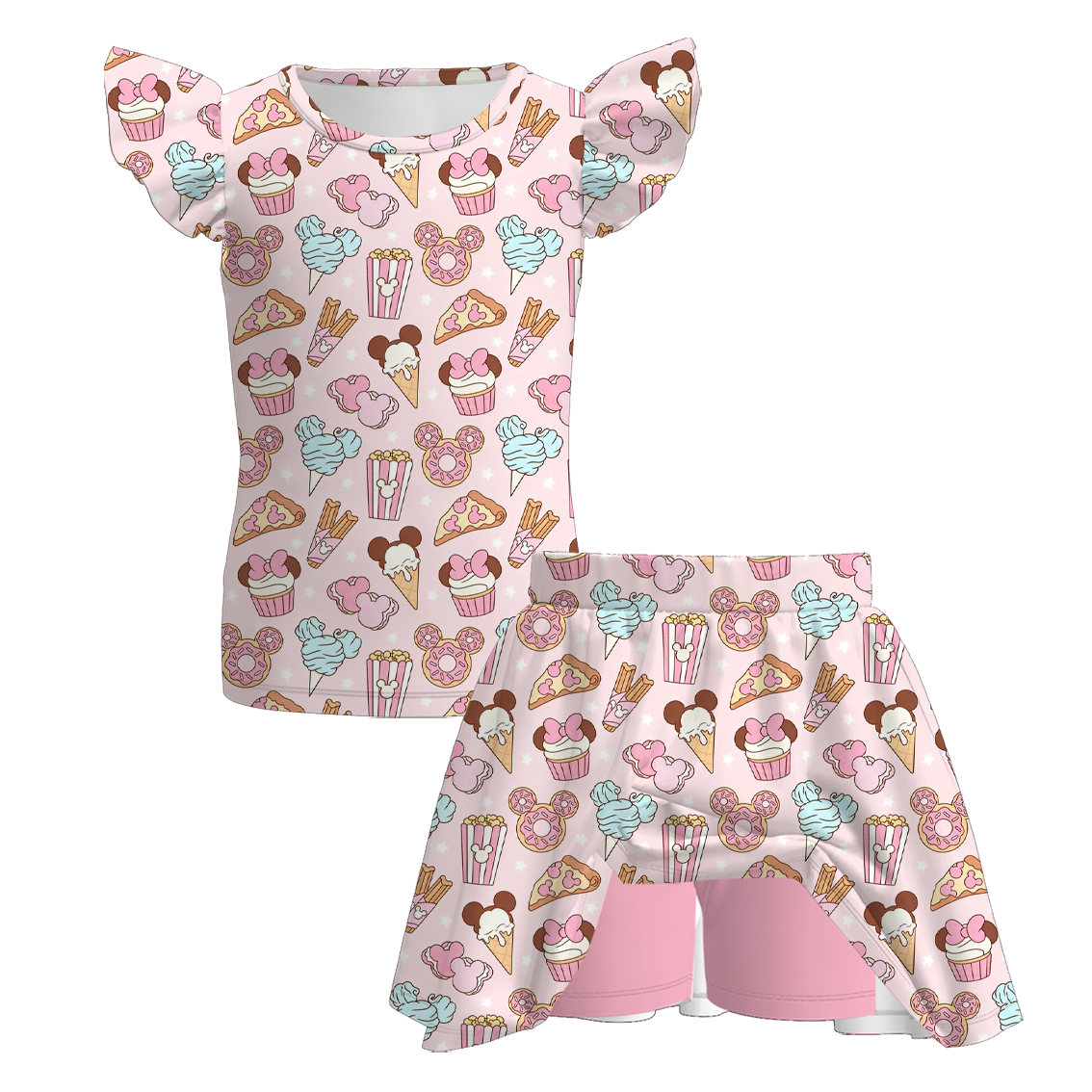 (Pre Order+Prepack Zone)Girls Goose&Princess Print Dress,Set(Mix Size)