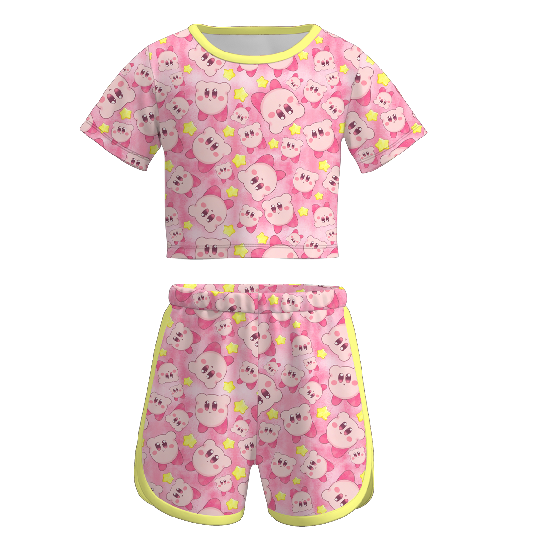 (Pre Order+Prepack Zone)Girls Cartoon Print Shorts Set&Jumpsuit(Mix Size)