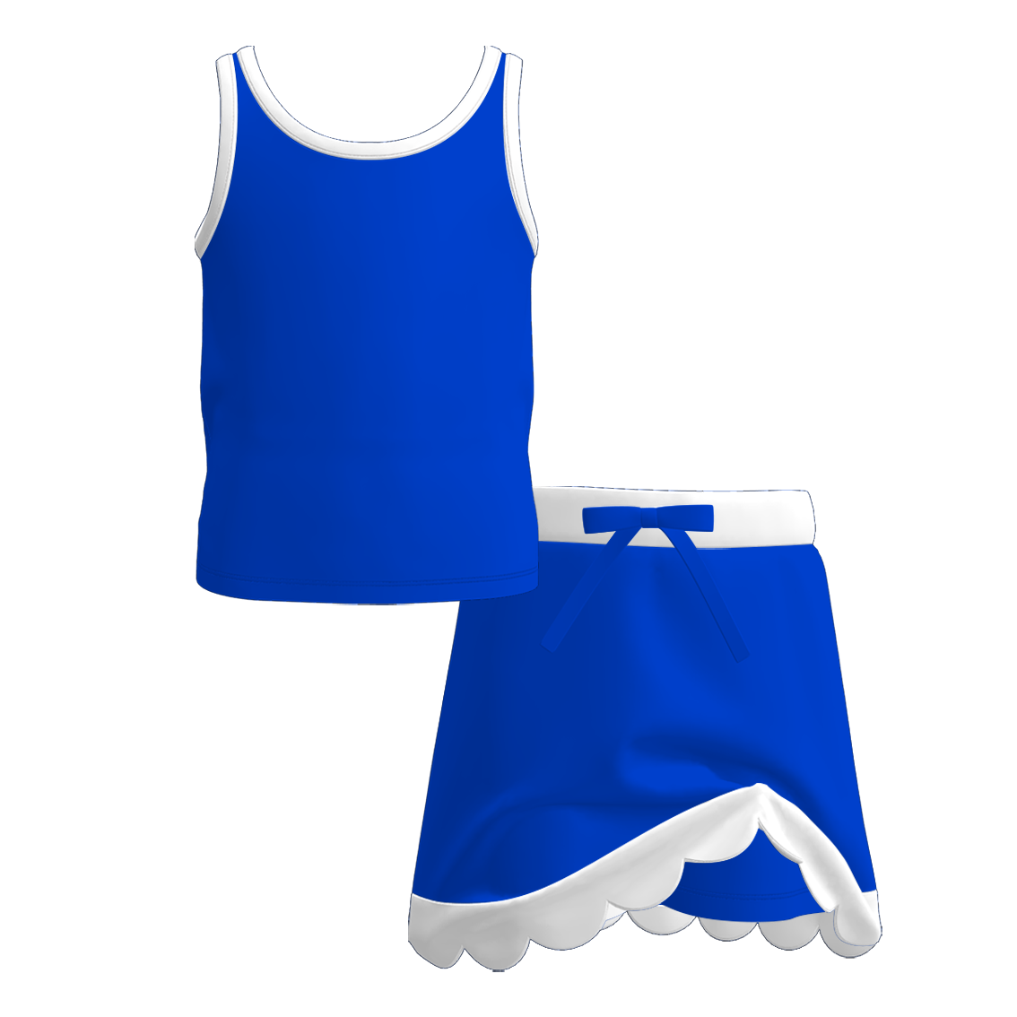 (Pre Order)Girls Fall Solid Color Skort Set