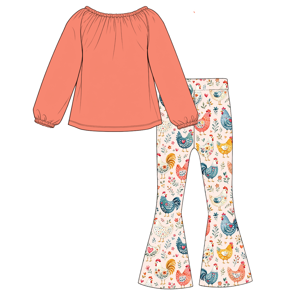 (Weekly Pre-Order)Sisters Fall Chick Print Dress,Set&Romper(Ends 9.20)