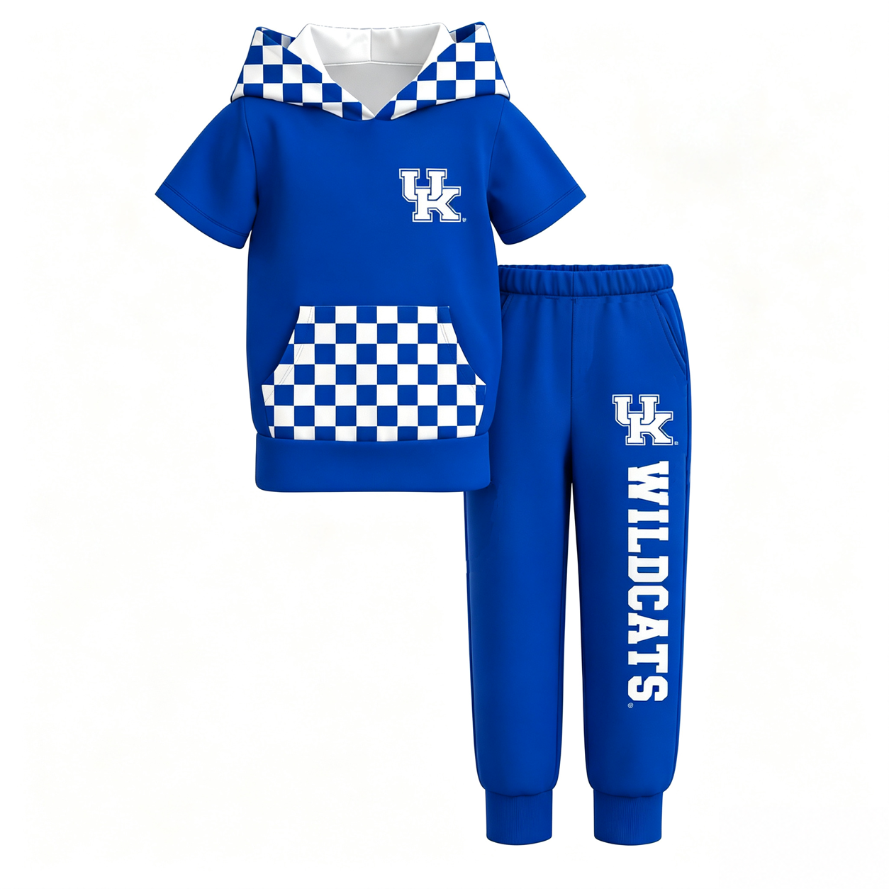 (Weekly Pre-Order)Girls Football Print Hoodie Set(Ends 9.20)
