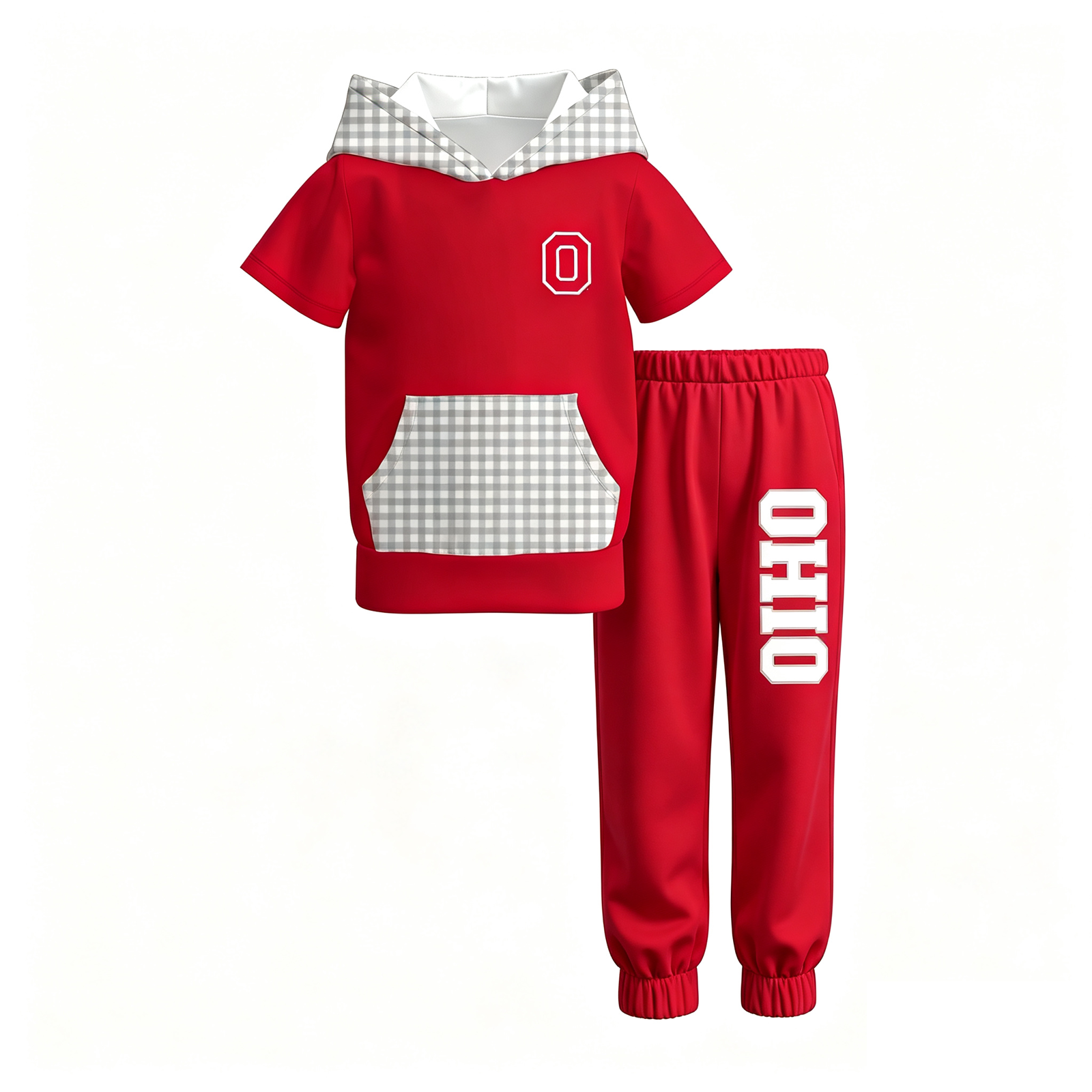 (Weekly Pre-Order)Girls Football Print Hoodie Set(Ends 9.20)