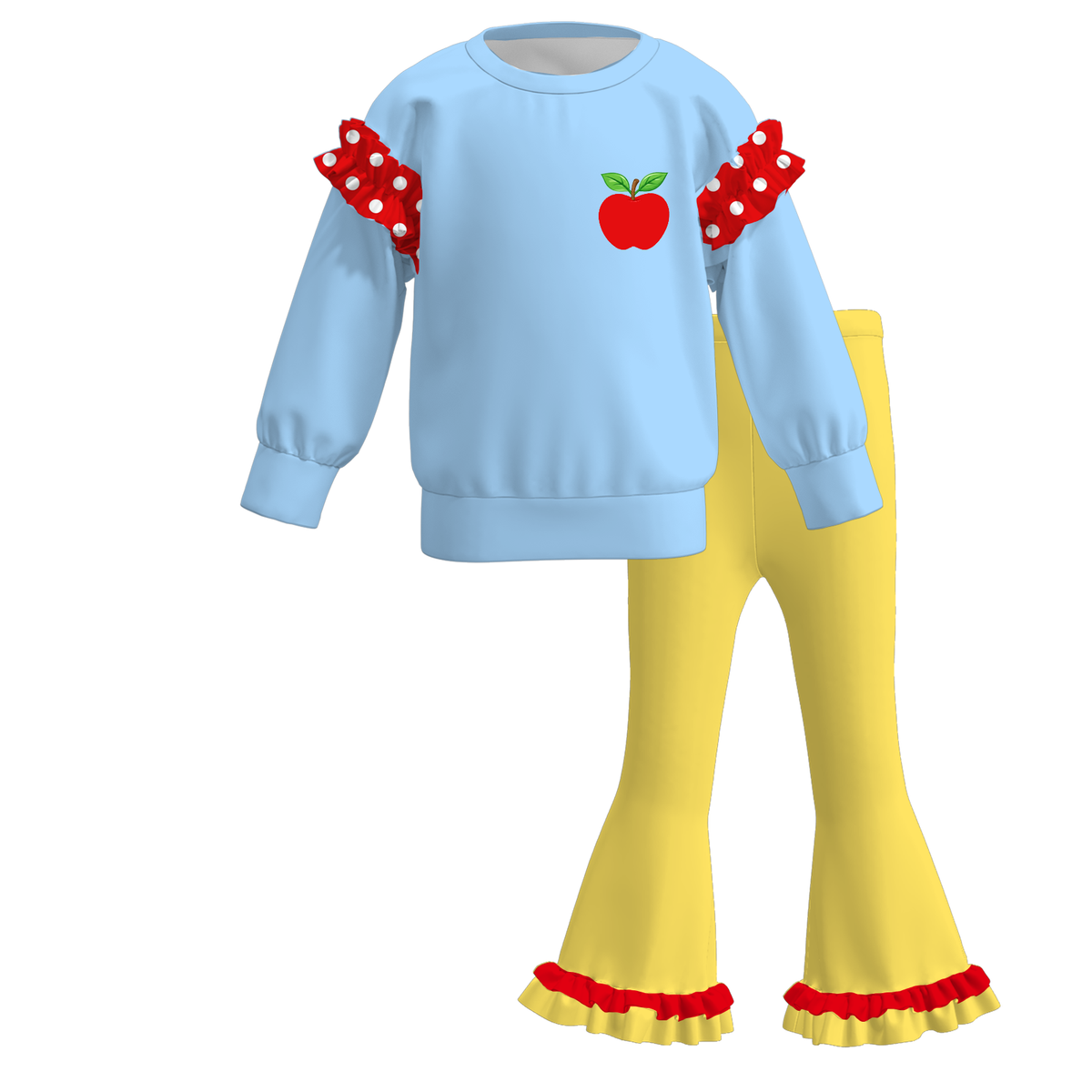 (Weekly Pre-Order)Girls Princess Print Outfit Set(Ends 10.28)