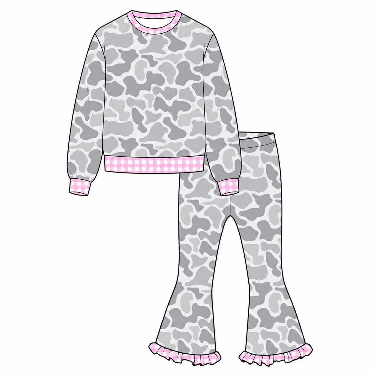 (Weekly Pre-Order)Girls Spring&Summer Leopard Print Outfit Set(Ends 11.1)