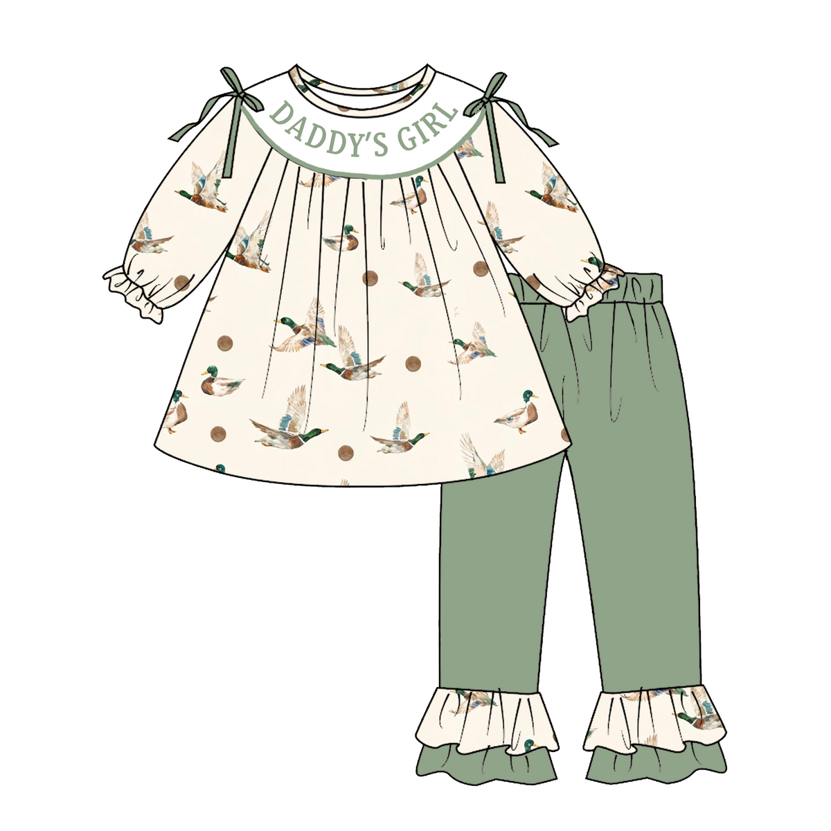 (Weekly Pre-Order)Sisters Spring&Summer DADDYS GIRL Embroidery Smocked Dress,Set&Romper(Ends 11.1)