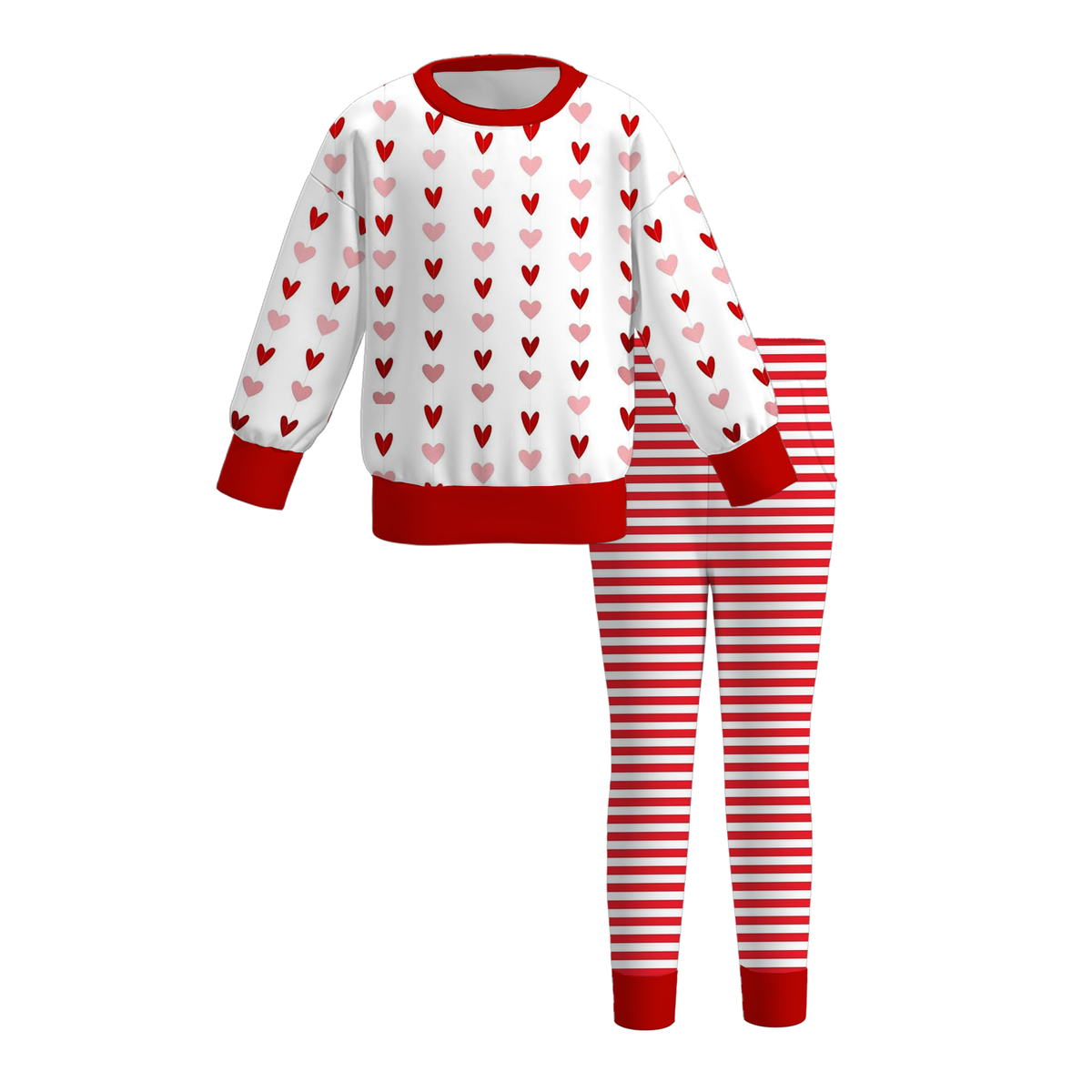 (Weekly Pre-Order)Girls Valentine's Day Print Dress&Outfit Set(Ends 11.8)