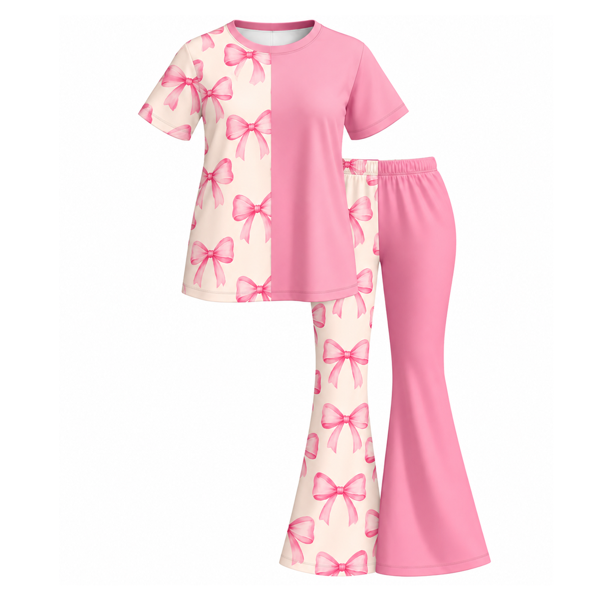 (Weekly Pre-Order)Mommy&Me Spring and Summer Print Outfit Set(Ends 10.28)