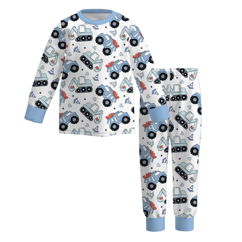 (Pre Order)Boys Valentine's Day Print Pajamas