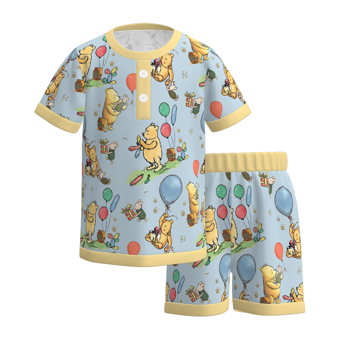 (Pre Order)Boys Spring and Summer Cartoon Print Pajamas