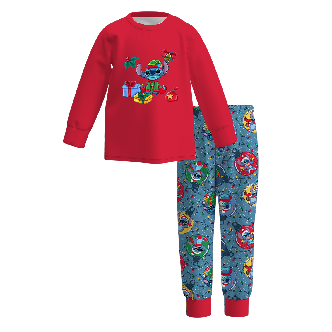 (Pre Order)Family Christmas Cartoon Print Dress,Pajamas&Top