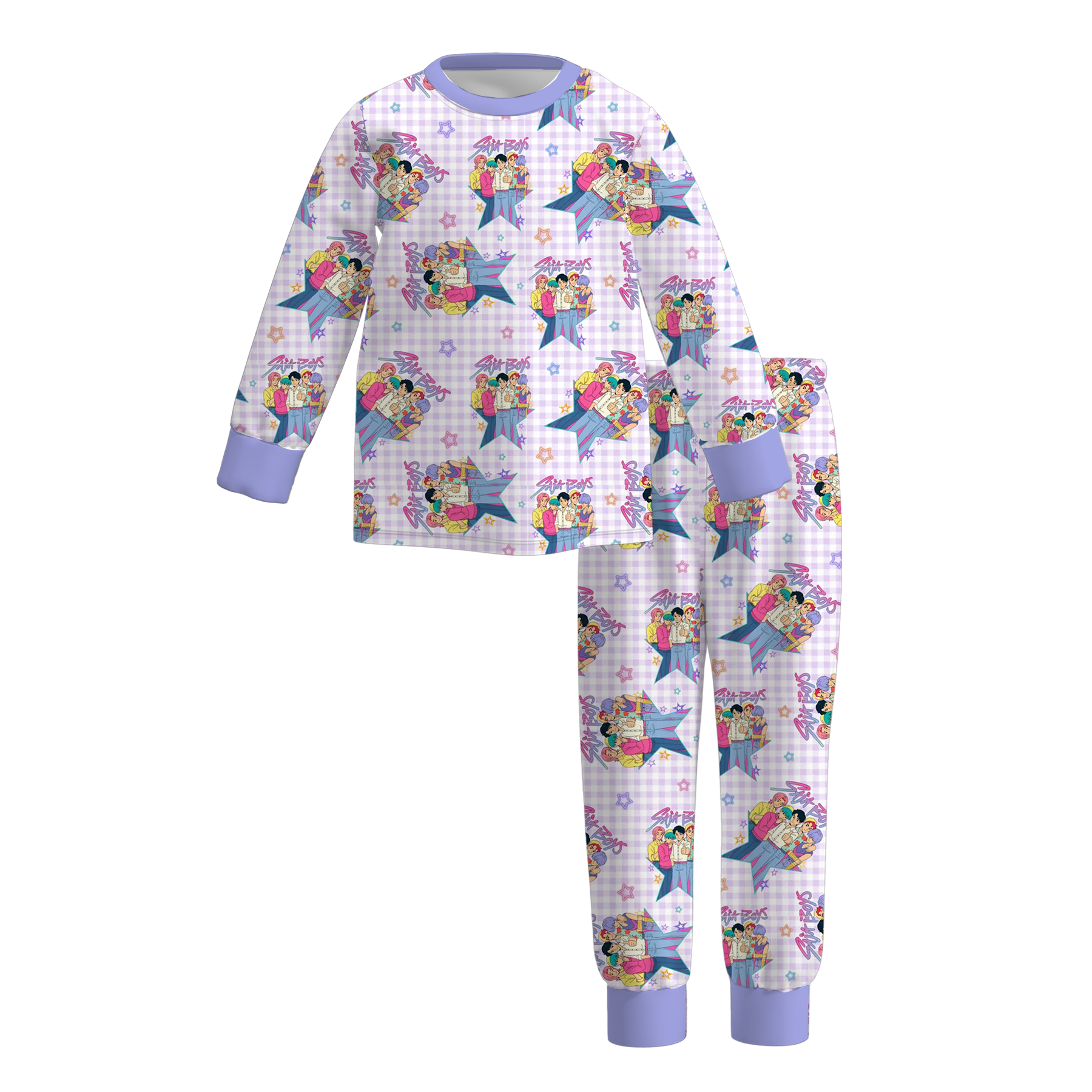 (Pre Order)Girls Movie Character Print Pajamas