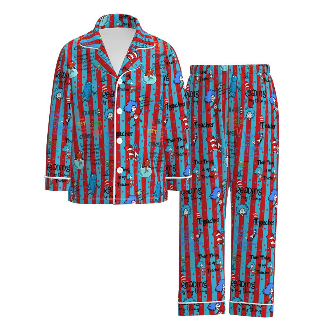 (Pre Order)Boys Fall&Winter Print Pajamas