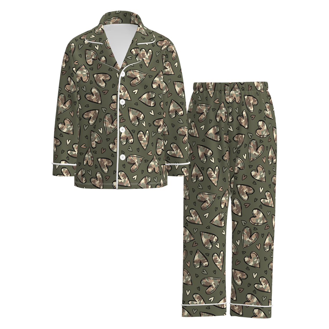 (Pre Order)Boys Valentine's Day Print Pajamas