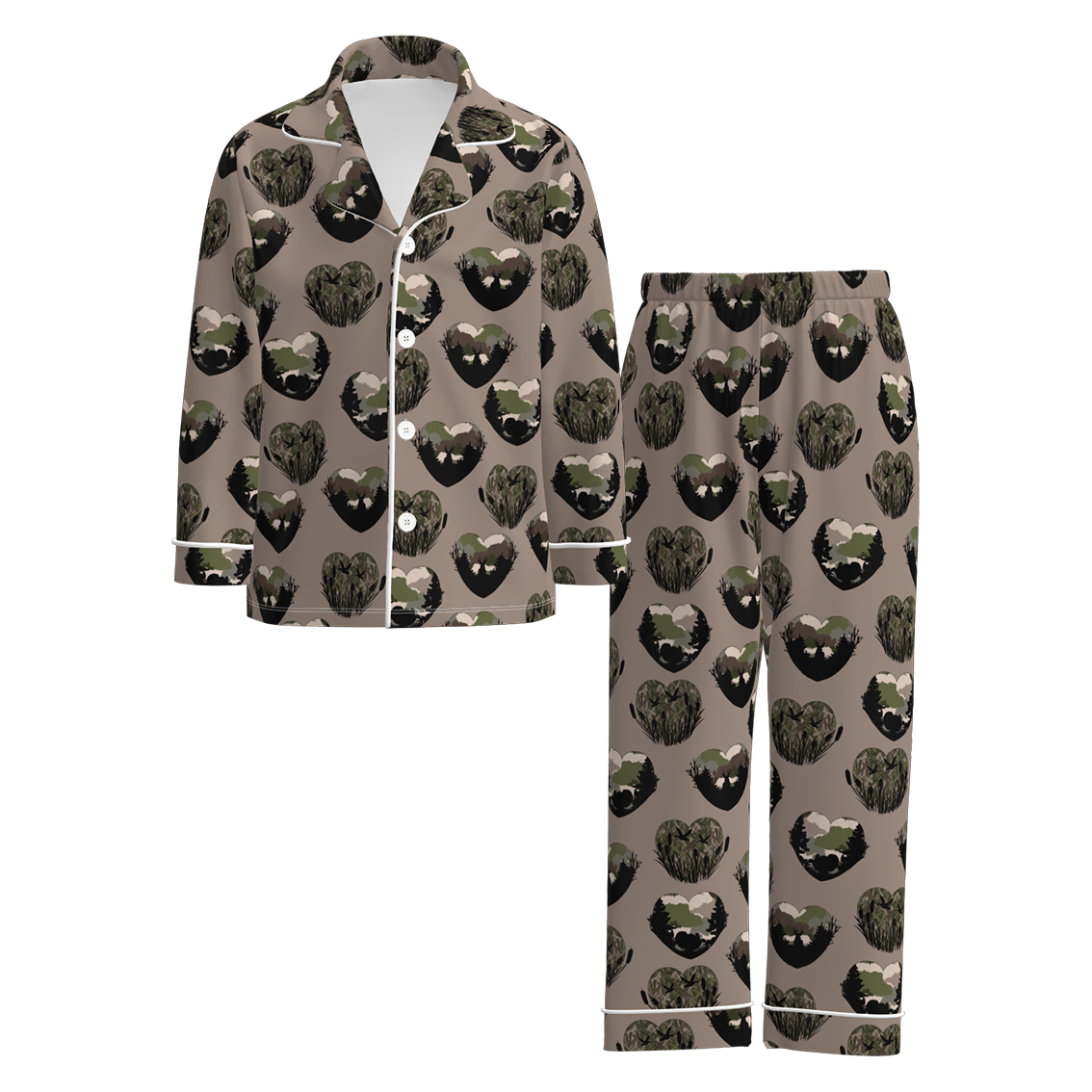 (Pre Order)Boys Valentine's Day Print Pajamas