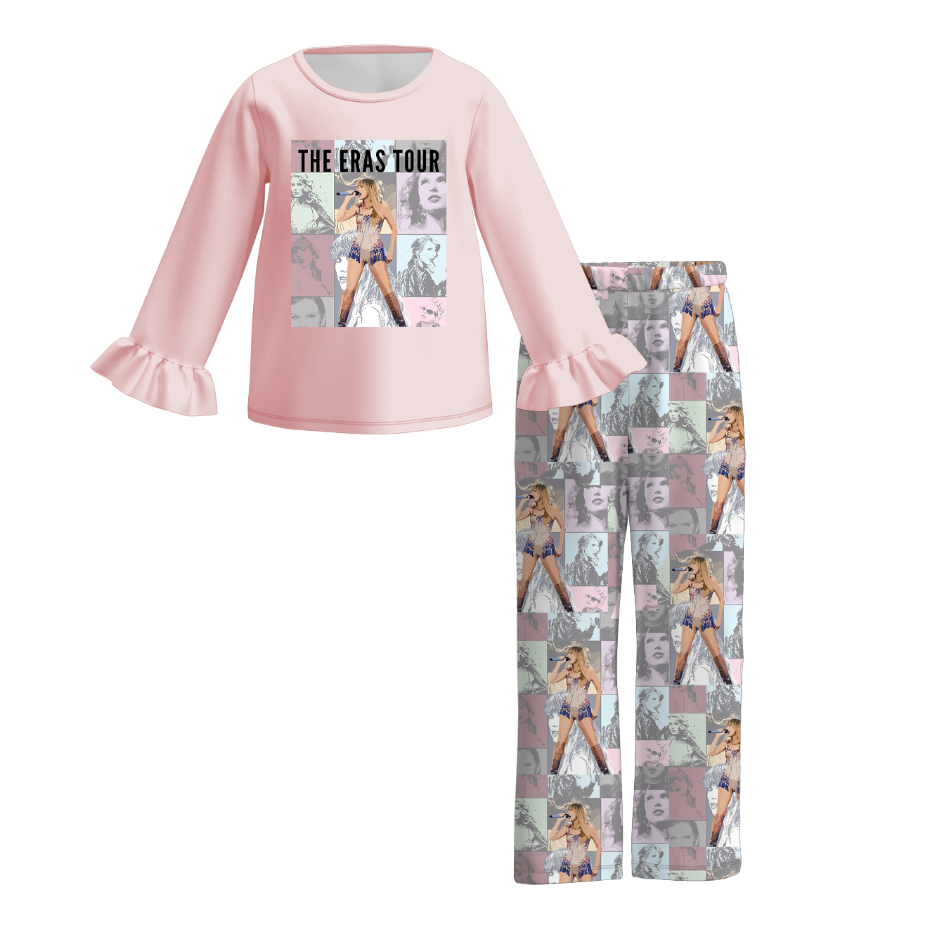 (Pre Order)Girls TS Print Pajama