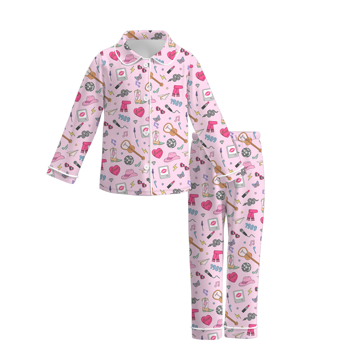 (Pre Order)Girls TS Print Pajama