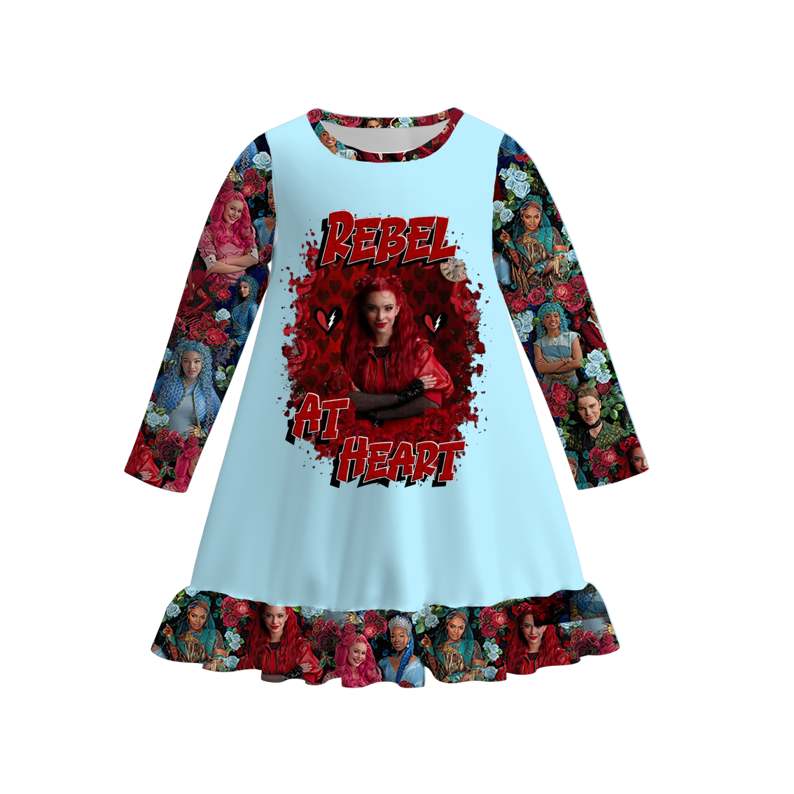 (Pre Order)Girls Film Role Print Nightdress