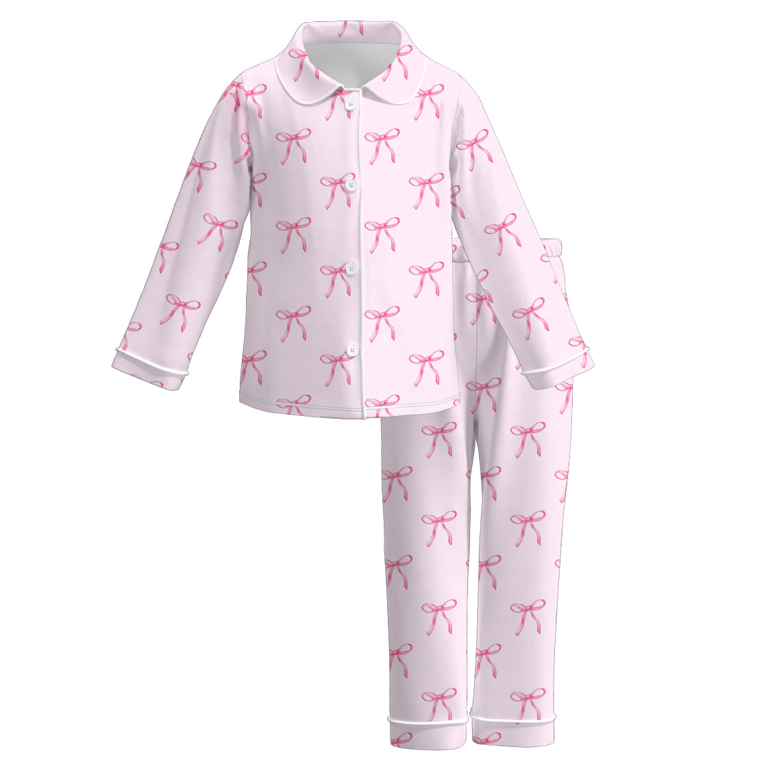 (Pre Order)Girls Valentine's Day Print Pajamas