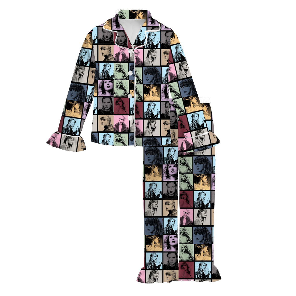 (Pre Order)Girls TS Print Pajamas